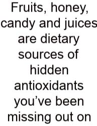 Fruits, Honey, Candy And Juices Are Dietary Sources Of Hidden Antioxidants You’ve Been Missing Out On